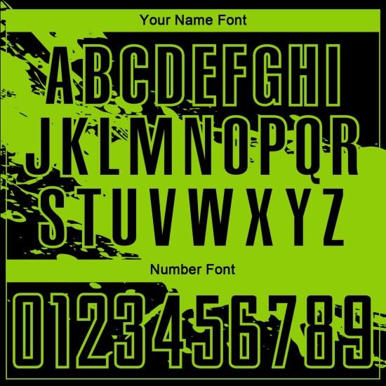 Aangepast zwart neongroen sublimatie voetbaltenue-shirt Aangepast zwart neongroen sublimatie voetbaltenue-shirt