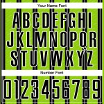 Aangepast zwart neon groen-wit gesublimeerd voetbaltenue-shirt Aangepast zwart neon groen-wit gesublimeerd voetbaltenue-shirt