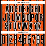 Aangepast zwart oranje-wit gesublimeerd voetbaltenue-shirt Aangepast zwart oranje-wit gesublimeerd voetbaltenue-shirt