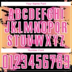 Aangepast roze zwart-wit sublimatie voetbaltenue shirt Aangepast roze zwart-wit sublimatie voetbaltenue shirt