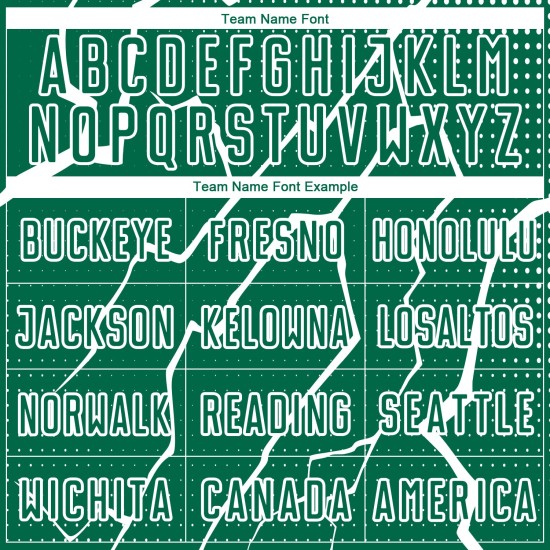Aangepast Kelly Green White Lightning Sublimatie Voetbaltenue Jersey Aangepast Kelly Green White Lightning Sublimatie Voetbaltenue Jersey