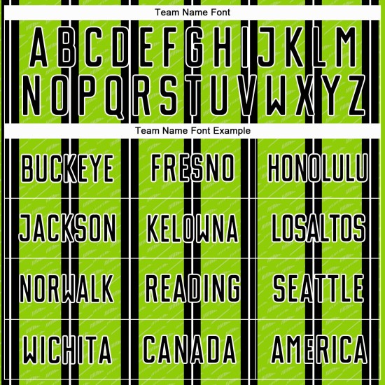 Aangepast zwart neon groen-wit gesublimeerd voetbaltenue-shirt Aangepast zwart neon groen-wit gesublimeerd voetbaltenue-shirt