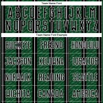 Aangepast zwart-groen-wit gesublimeerd voetbaltenue-shirt Aangepast zwart-groen-wit gesublimeerd voetbaltenue-shirt